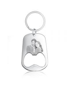 Best Dropship Personalized Stainless Steel Photo Keychain