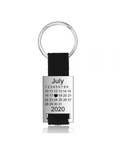 Personalized Stainless Steel Spotify Keychain 