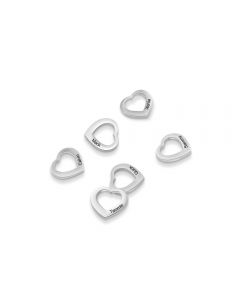 Stainless Steel Heart Charms