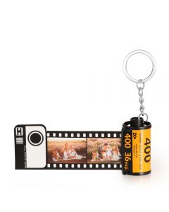 Personalized Plastic Custom Photo Memory Camera Rolls Keychain