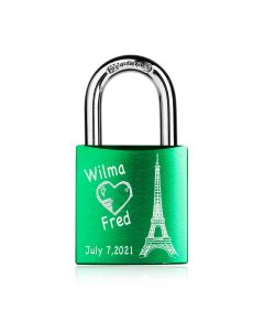 Personalized Zinc Alloy Custom Love Lock 