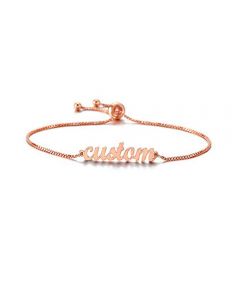 Personalized 925 Sterling Silver Name Bracelet