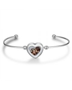 Personalized Stainless Steel Photo Bracelet