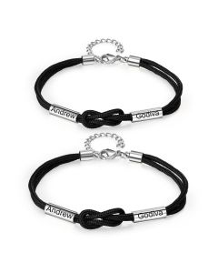Personalized Stainless Steel Lover Couple Bracelet