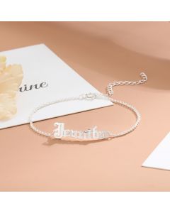 925 Silver Name Bracelet