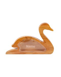 Personalized Swan Piggy Bank