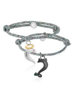 Personalized Stainless Steel Dolphin Bracelet