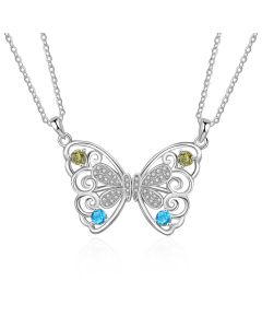 Custom Butterfly Friend Necklace