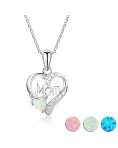 Best Gift for Mother Opal Necklace With 45CM Chain