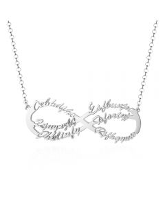 Personalized Custom 925 Sterling Silver Name Necklace