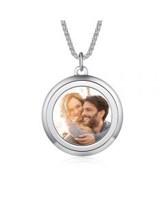 Personalized Stainless Steel Photo Necklace