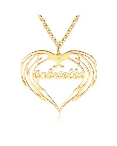 Personalized Heart Shape Name Necklace