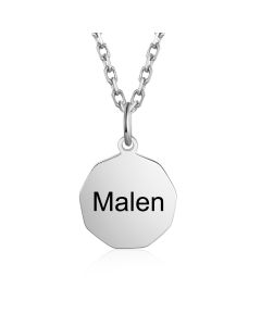 Personalized S925 Silver Projection Necklace