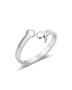 925 Sterling Silver Opening Ring
