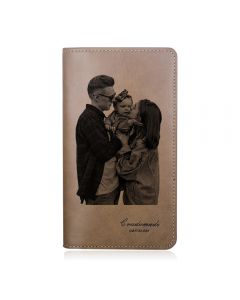 PU Leather Custom Photo Wallet