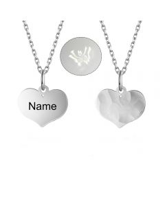 Personalized S925 Silver Projection Heart Necklace
