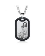 Stainless Steel Personalized Photo Necklace 