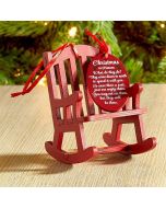 Christmas Ornaments Rocking Chair