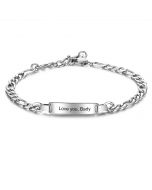 Personal Stainless Steel Name Bracelet