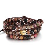 Persomalized Round Beads Bracelet 