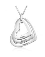  Personalized Stainless Steel Heart Necklace