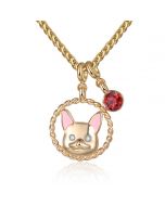Personalized Alloy Animal Dag Necklace