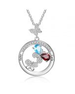 Personalized Rhodium plated Necklace