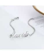 Custom 925 Sterling Silver Name Bracelet