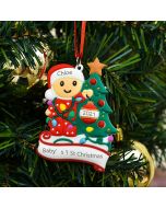 Personalized Baby's Christmas Ornament Custom Name for Family