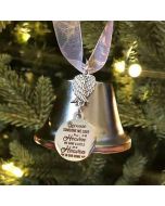 Christmas Ornaments Bell ​with Angel Wings