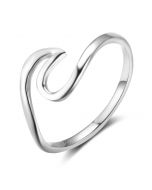 Fashion Wave 925 Sterling Silver Ring