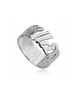 Personalized 925 Sterling Silver Monogram Ring